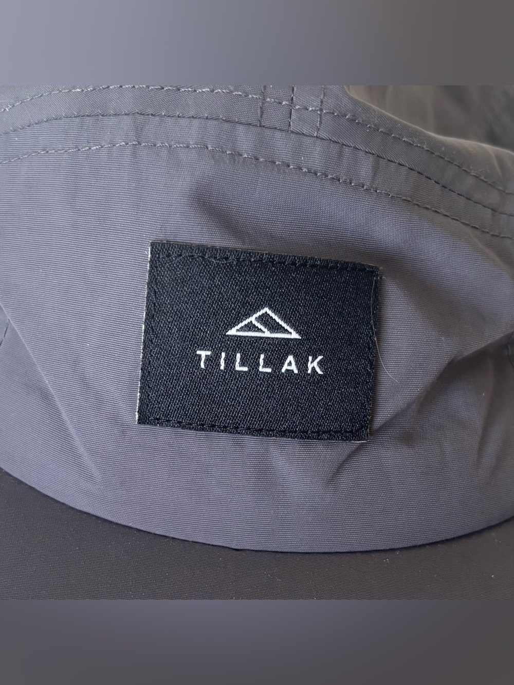 Tillak Wallowa Camp Hat, Basalt Grey Cap, Lightweight Nylon, Buckle Strapback - Picture 10 of 10